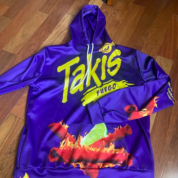 Takis and Hot Cheeto Hoodies Mens Small - Picture 5 of 8